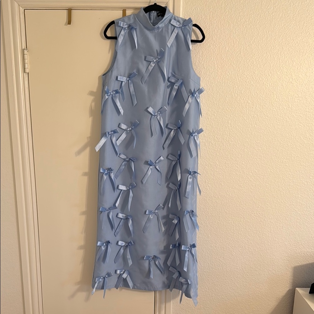 Sister Jane Midi Dress with Bow Accents